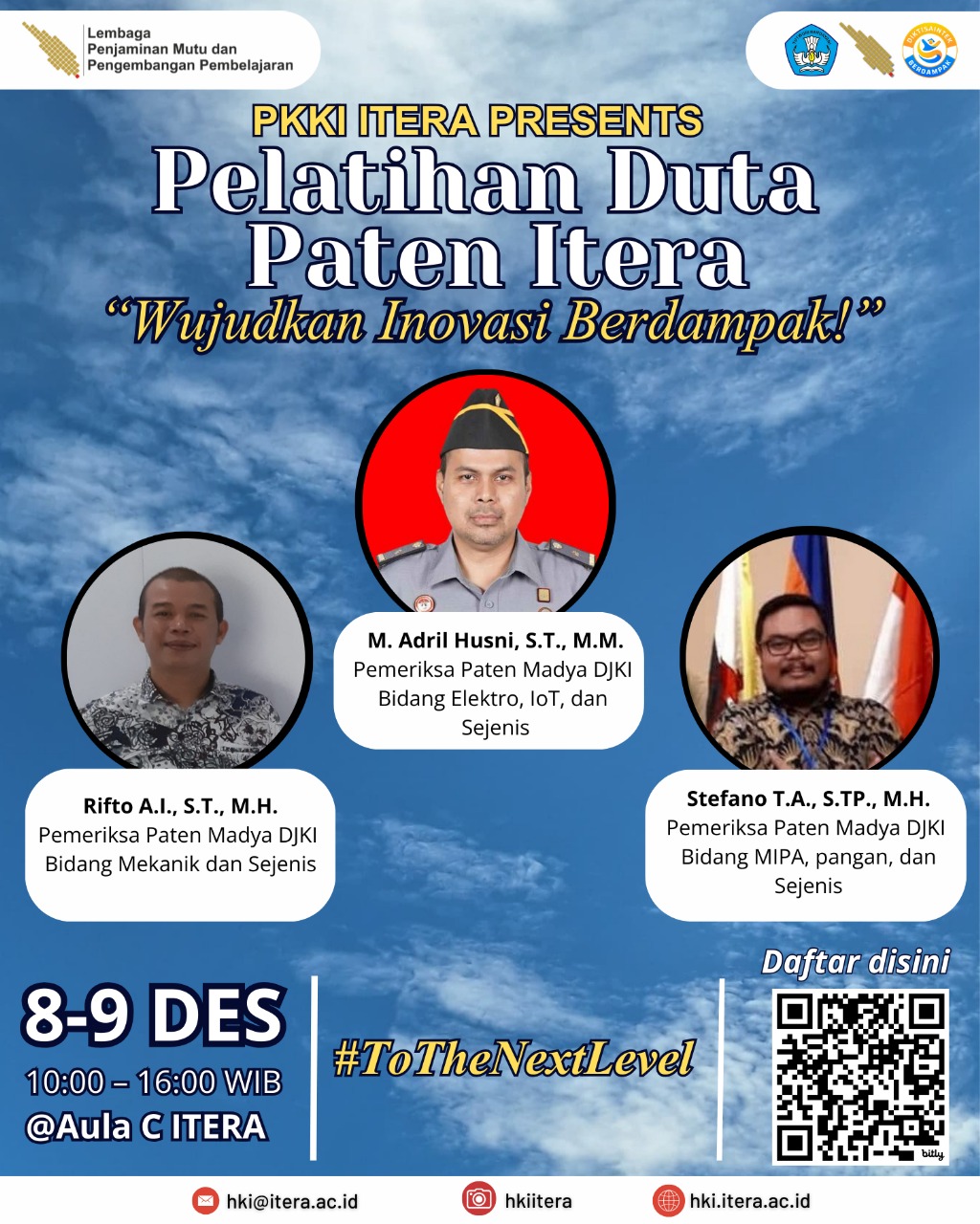 Pelatihan Duta Paten ITERA 2025